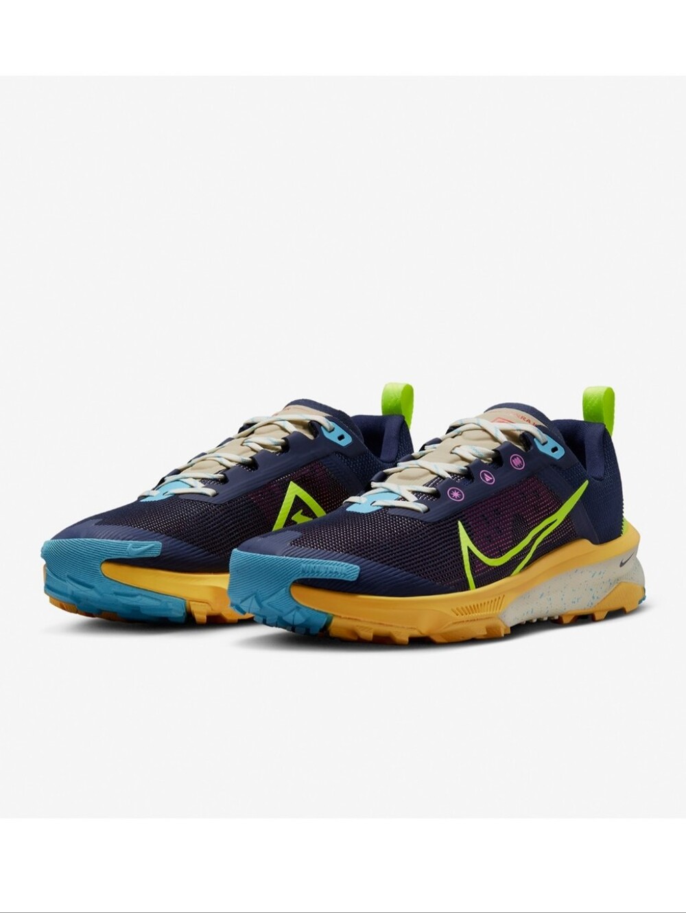 Nike Terra Kiger 9 'Obsidian Citron Volt' Trail Running Sneakers Men's Size 10